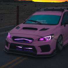 Lit Logos 2000-2021 Subaru STI RGB Badge